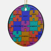 INSPIREREND JIGSAW PUZZLE QUOTE KERAMISCH ORNAMENT (Links)