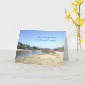 Inspirerend kaart: als een riviertje kaart (Gele Bloem)