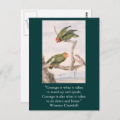 Inspirerend kaart Courage 1 (Voorkant / Achterkant)