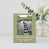 Inspirerend kaart; Uitdaging 1 - Briefkaart (Staand voorkant)