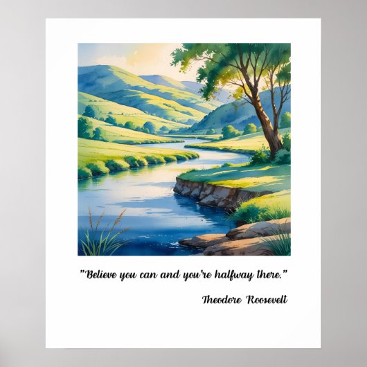 Inspirerend & kalm poster (Voorkant)