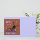 Inspirerend kantoorbenodigdheden briefpapier (Staand voorkant)