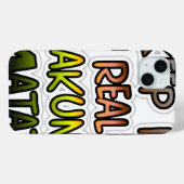 Inspirerend "Keep It Real Hakuna Matata" kunst Case-Mate iPhone Case (Achterkant (horizontaal))