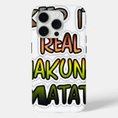 Inspirerend "Keep It Real Hakuna Matata" kunst Case-Mate iPhone Case (Achterkant)