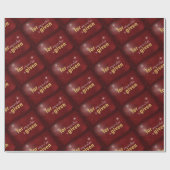 inspirerend kerstbijbelvers cadeaupapier (Vlak)