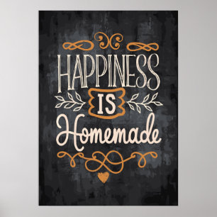 Inspirerend keukendecoratie - poster