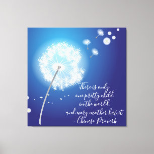 Inspirerend  kind canvas afdruk