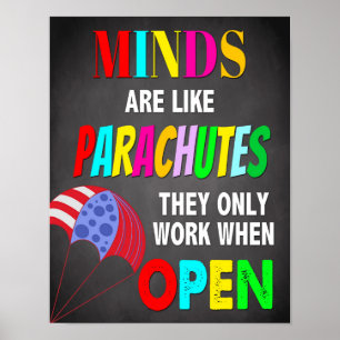 Inspirerend klaslokaalcitaten, decor van raadgever poster