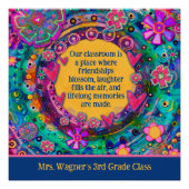 Inspirerend klassikale offerte gepersonaliseerde b perfect poster (Voorkant)