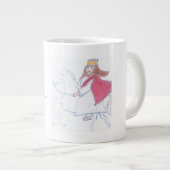 Inspirerend koffie-Mok Extra Grote Beker (Voorkant rechts)