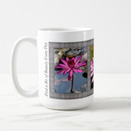 Inspirerend koffie Mok met Water Lillies