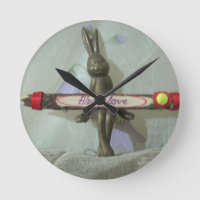 Inspirerend konijn: altijd liefde teken kunst afdr