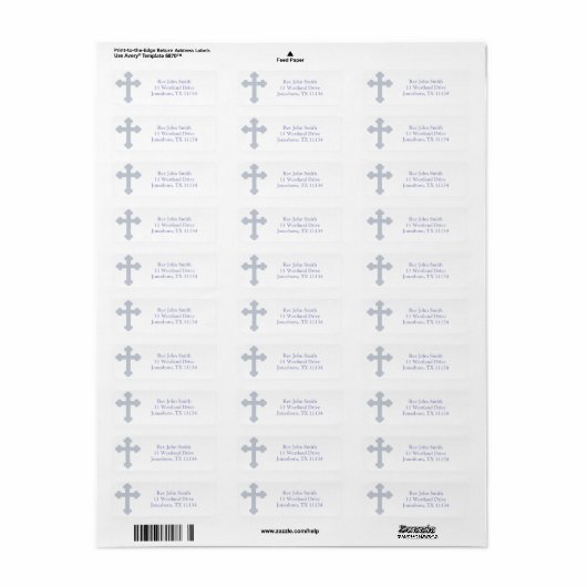 Inspirerend Kruispredikant Labels (Full Sheet)