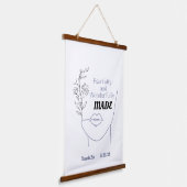 Inspirerend Kunsthout dat de boomstammen afbreekt Hangend Wandkleed (Gebogen)