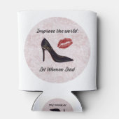 Inspirerend laat vrouwen leiden blikjeskoeler (Achterkant)