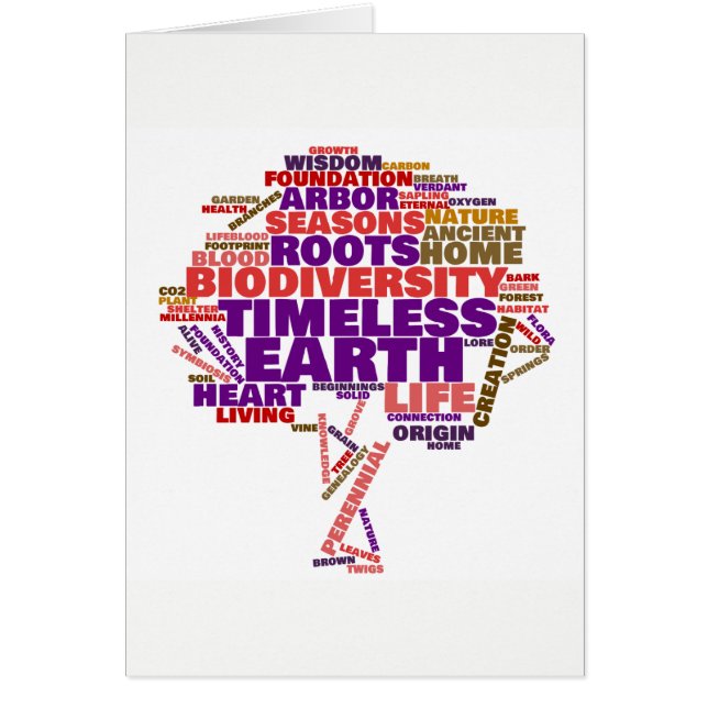 Inspirerend Label van het leven Cloud (Voorkant)