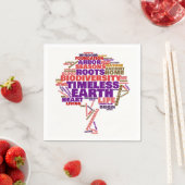 Inspirerend Label van het leven Cloud Servetten (Insitu)