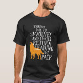 Inspirerend leiderschap citeert sterke leiders t-shirt (Voorkant)