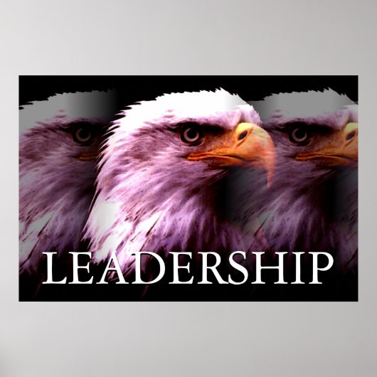 Inspirerend leiderschapsarend poster (Voorkant)