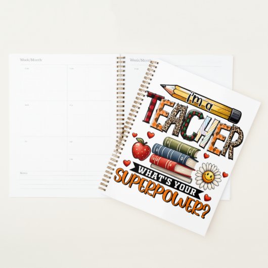 Inspirerend lerarenontwerp planner (Display)