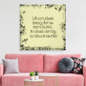 Inspirerend leren dansen in de Regenprijsopgave Canvas Afdruk (Insitu (Woonkamer))