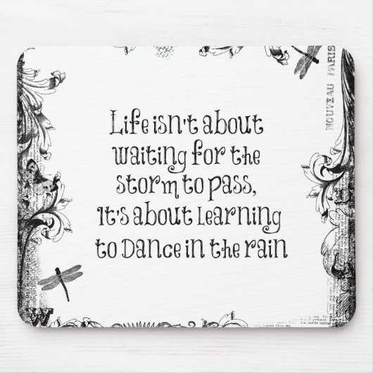 Inspirerend leren dansen in de Regenprijsopgave Muismat (Voorkant)