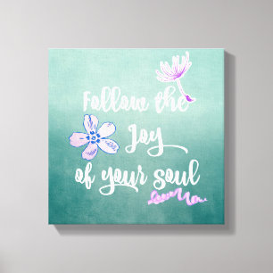 Inspirerend leven - prijsopgave canvas afdruk