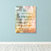 Inspirerend Life Quote | Positieve levenscijfers Canvas Afdruk (Insitu (Houten vloer))