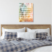 Inspirerend Life Quote | Positieve levenscijfers Canvas Afdruk (Insitu (Slaapkamer))