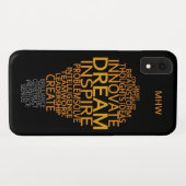 Inspirerend Lightbulb aangepast monogram hoesje (Achterkant (horizontaal))