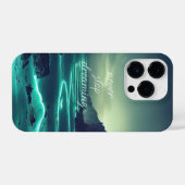 Inspirerend lumierige oceaan iPhone hoesje (Achterkant horizontaal)