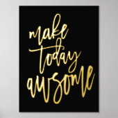 Inspirerend maak vandaag Geweldige zwart Folie Afdrukken (Voorkant)