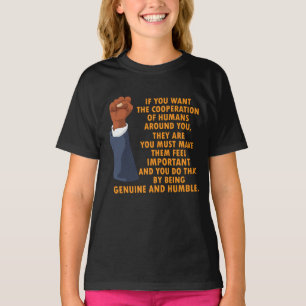 Inspirerend Macht Leiders Zwart Geschiedenis Maand T-shirt