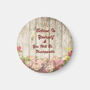 Inspirerend magneet geloven en niet te stoppen