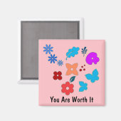 Inspirerend Magnet Magneet (Voorkant / Achterkant)