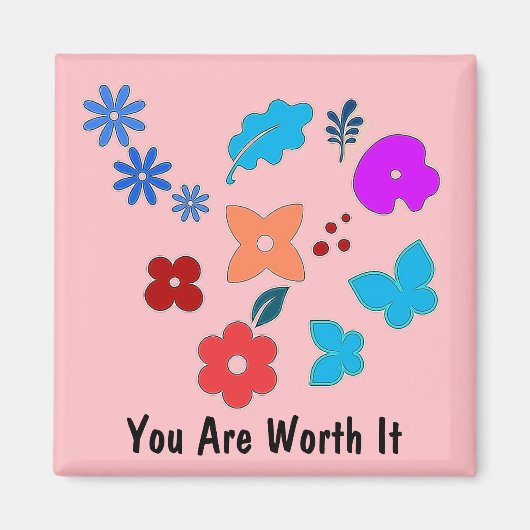 Inspirerend Magnet Magneet (Voorkant)