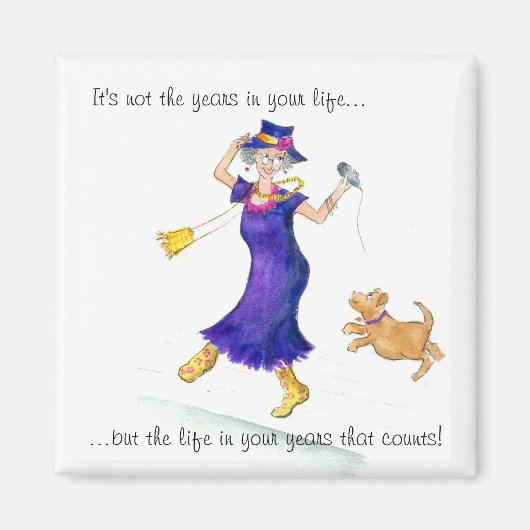 Inspirerend Magnet Magneet (Voorkant)