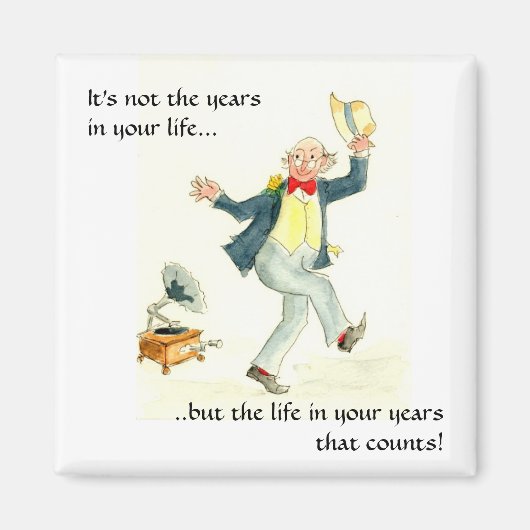 Inspirerend Magnet Magneet (Voorkant)