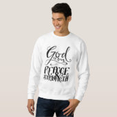 Inspirerend Mannen Basis Sweatshirt (Voorkant volledig)
