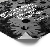 inspirerend Matisse quote bloemen natuur foto Poster (Hoek)