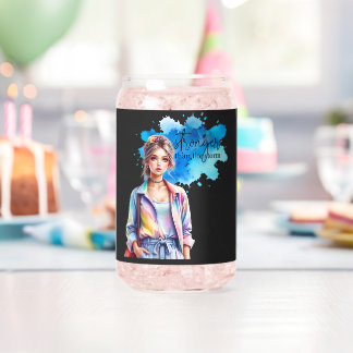 Inspirerend Meisje Grafisch ontwerp Blikvorm Glas