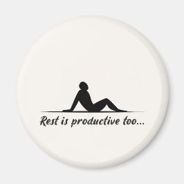 Inspirerend Minimal Relaxing Silhouette Quote Magneet