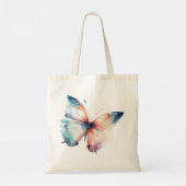 Inspirerend Mint Aqua Blue Dream Butterfly Tote Bag (Achterkant)