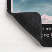 Inspirerend mirakelcitaat Mousepad Muismat (Hoek)