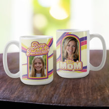 Inspirerend moeder citaat retro jaren 70 typografi