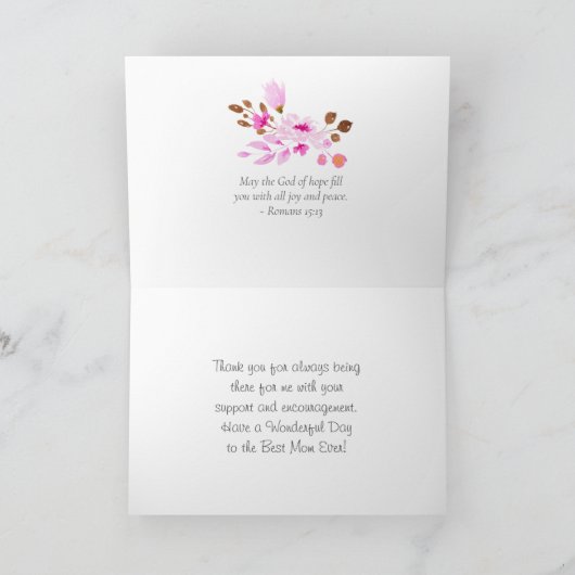 Inspirerend Moederdag Ventilator Bijbel Kaart (Binnen)