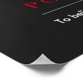 Inspirerend mogelijkheden Quote Clouds Dawn Sky Poster (Hoek)