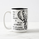 Inspirerend Mok - De blinde Mannen en de olifant (Links)