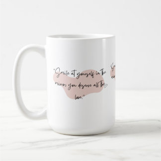inspirerend Mok voor zelfliefde en positiviteit