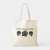 Inspirerend Mom Life Quote Ontwerp Tote Bag (Achterkant)
